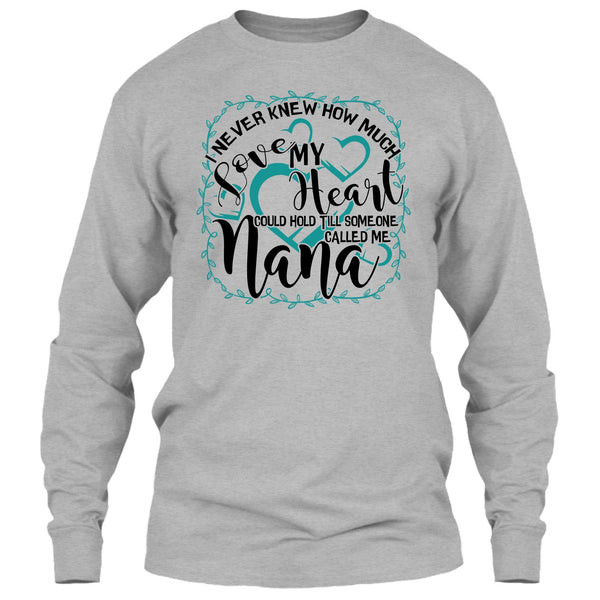 How Much Love My Heart T Shirt, Gift For Nana T Shirt