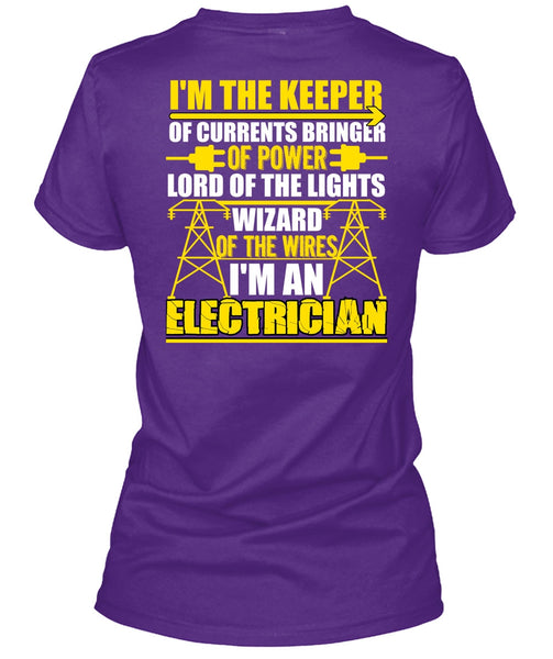 I'm An Electrician T Shirt, Lord Of The Lights T Shirt