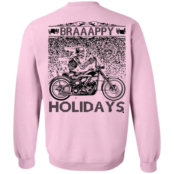 This Girl Loves Christmas T Shirt, Braaappy Holidays Sweatshirt