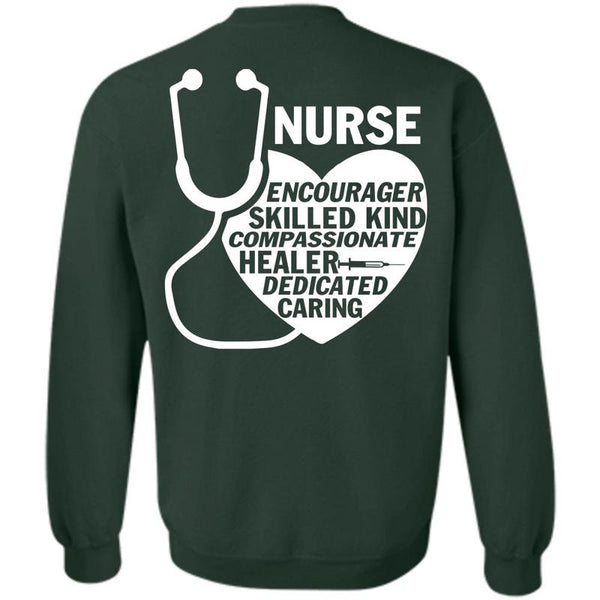 Healer Dedicated Caring T Shirt, I Love Nursing Sweatshirt