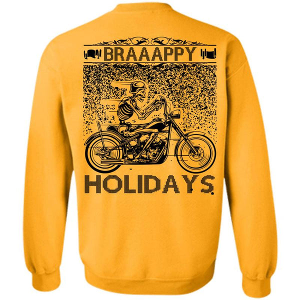 This Girl Loves Christmas T Shirt, Braaappy Holidays Sweatshirt