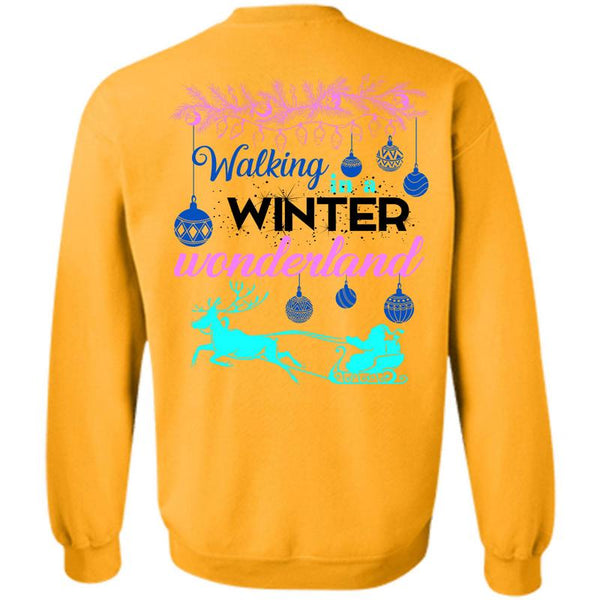 This Girl Loves Christmas T Shirt, Walking Winter Wonderland Sweatshirt