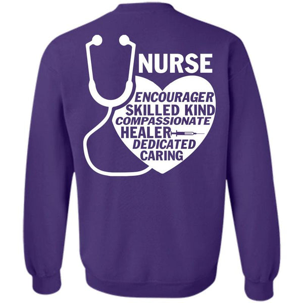 Healer Dedicated Caring T Shirt, I Love Nursing Sweatshirt