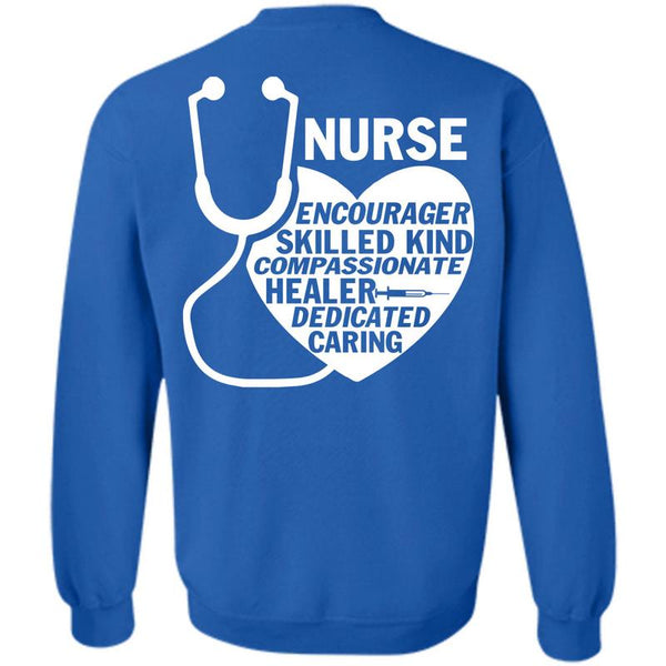 Healer Dedicated Caring T Shirt, I Love Nursing Sweatshirt