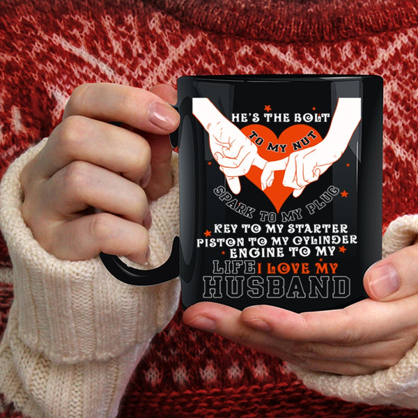 I Love My Husband Coffee Mug, Cute Gift For Wedding Coffee Cup