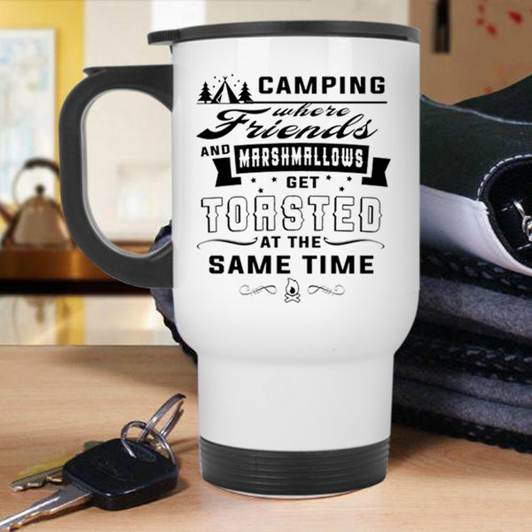 Cool Gift For My Friend Travel Mug, Cool Camping Mug