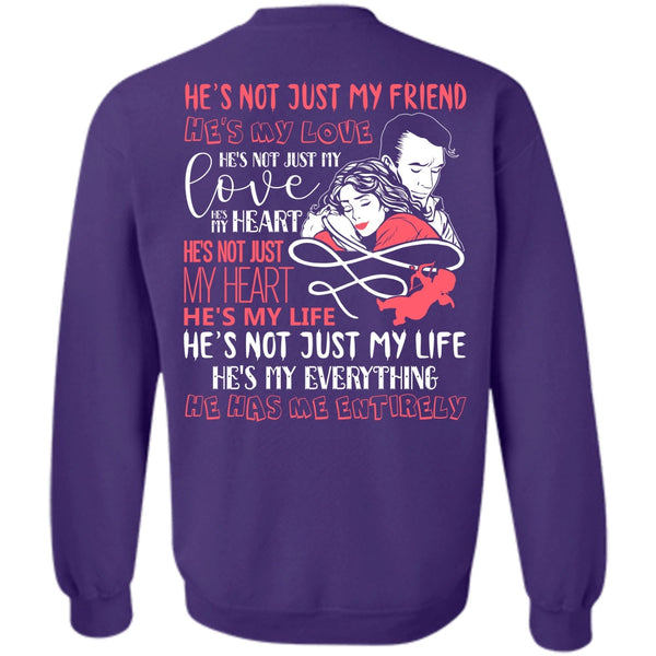 He's My Love T Shirt, I Love Wife Sweatshirt