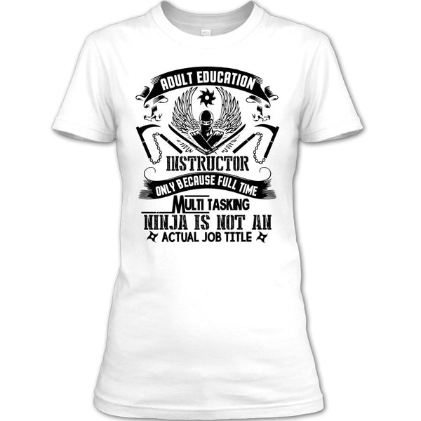 Adult Education Instructor T Shirt, Coolest Adult Education Instructor T Shirt