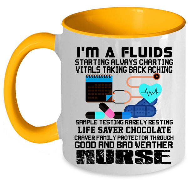 Cute Gift For Nurse Coffee Mug, I'm A Nurse Accent Mug