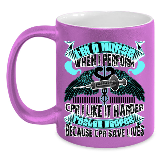 Cool Nurses Coffee Mug, I'm A Nurse Accent Mug