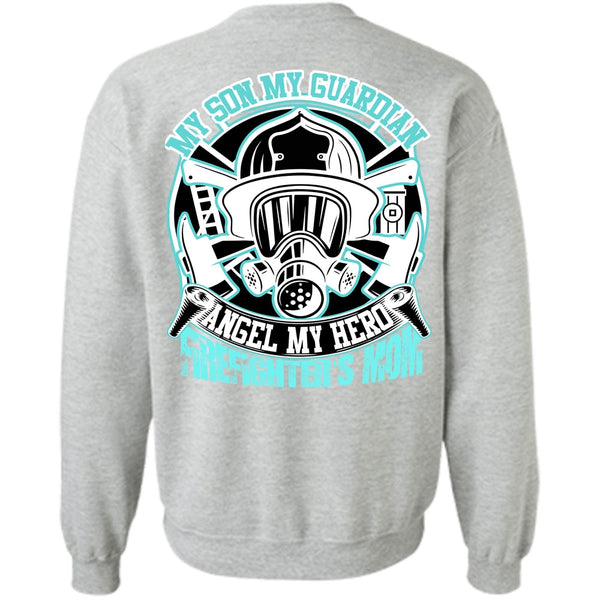 I Love Firefighter T Shirt, Firefighter's Mom Sweatshirt