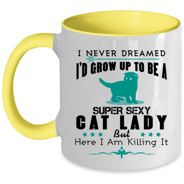 I'd Grow Up To Be A Cat Lady Cup, I Love Cats Mug