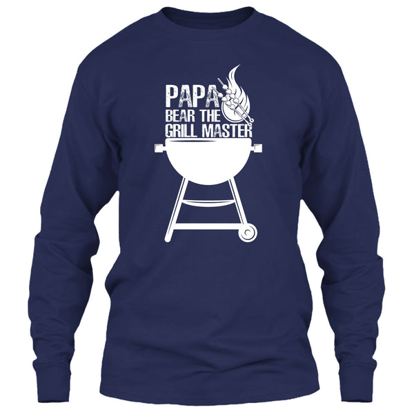 Papa Bear The Grill Master T Shirt, Cooking Papa T Shirt
