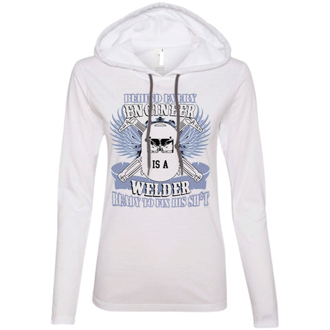 A black t-shirt with the shopify logo