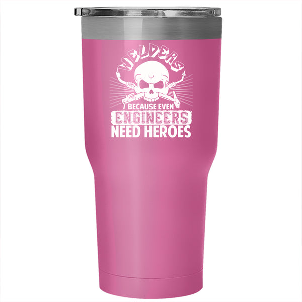 Welders Tumbler 30 oz Stainless Steel, Cool Gift For Welders Travel Mug