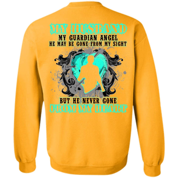 I Love Husband T Shirt, My Husband My Guardian Angel Sweatshirt