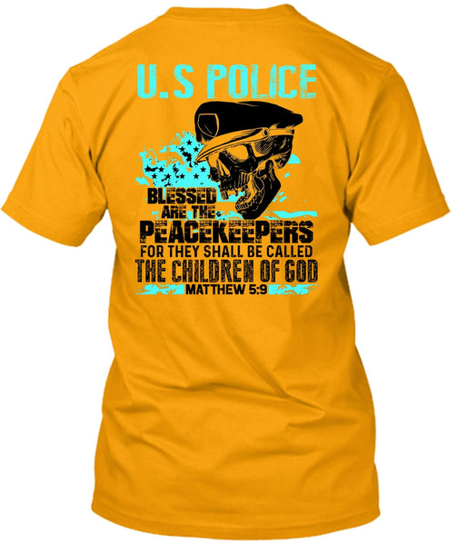 US Police T Shirt, I Love Police T Shirt