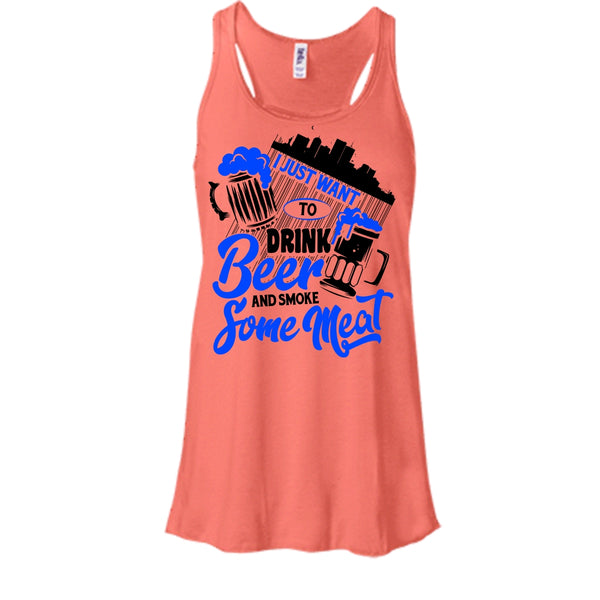 I Just Want To Drink Beer T Shirt, Coolest Beer Drinker Tank Top