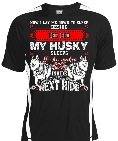 A black t-shirt with the shopify logo