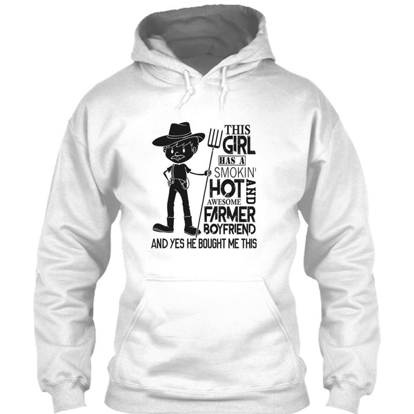 Awesome Farmer Boyfriend T Shirt, Gift Farmer T Shirt