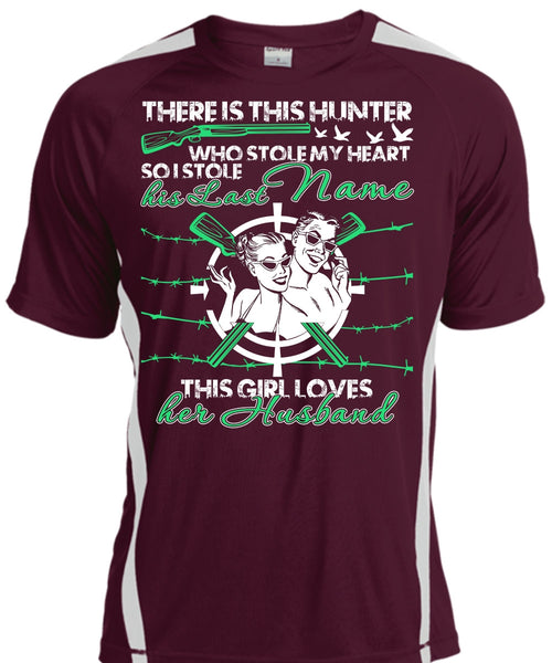 There Is This Hunter T Shirt, This Girl Loves Her Husband T Shirt, Cool Shirt