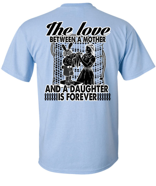 Mother And A Daughter T Shirt, I Love Mom T Shirt