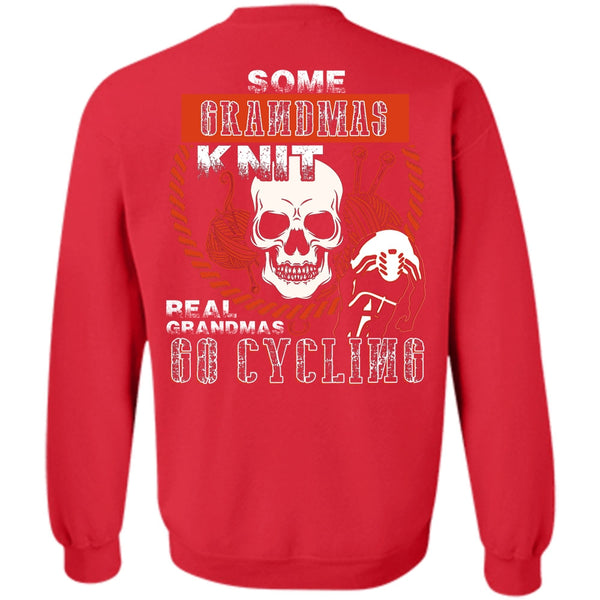 Real Grandmas Go Cycling T Shirt, I Love Biker Sweatshirt