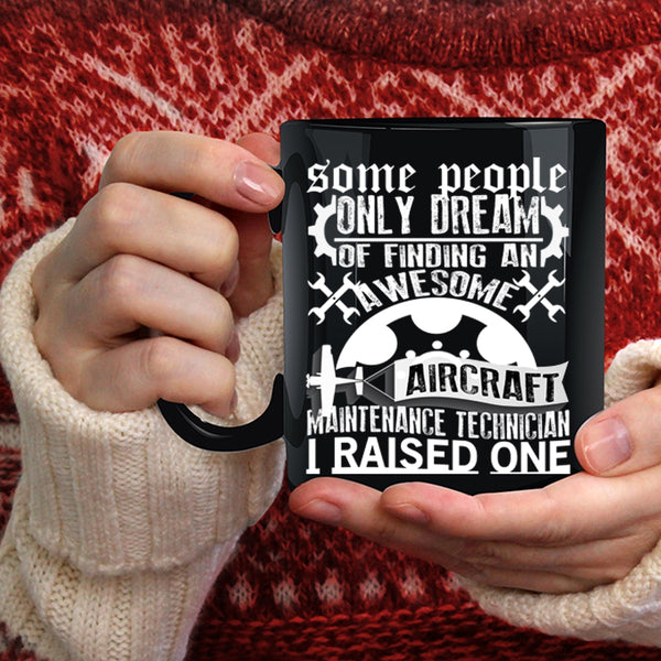 Aircraft Maintenance Technician Coffee Mug, Cool Job Title Coffee Cup