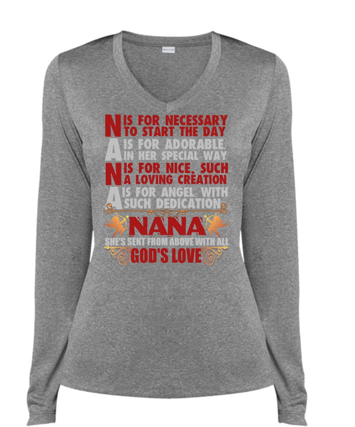 Nana Is For Necessary To Start The Day T Shirt, I Love Nana T Shirt