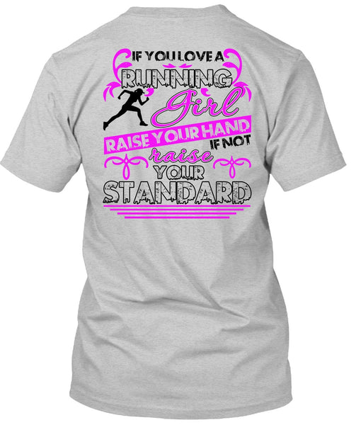 You Love Running Girl T Shirt, I Love Running T Shirt