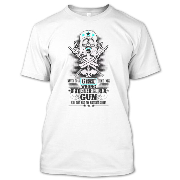 A black t-shirt with the shopify logo