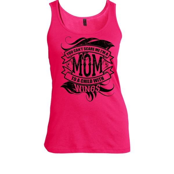 You Can't Scare Me T Shirt, Coolest Mom Tank Top