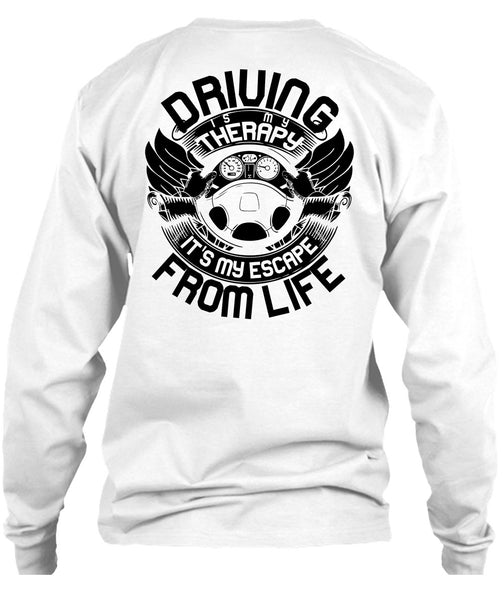 Driving Is My Therapy T Shirt, I Love Car T Shirt
