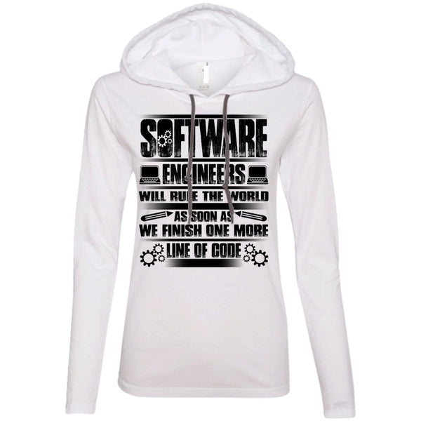 A black t-shirt with the shopify logo