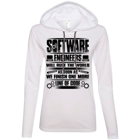 A black t-shirt with the shopify logo