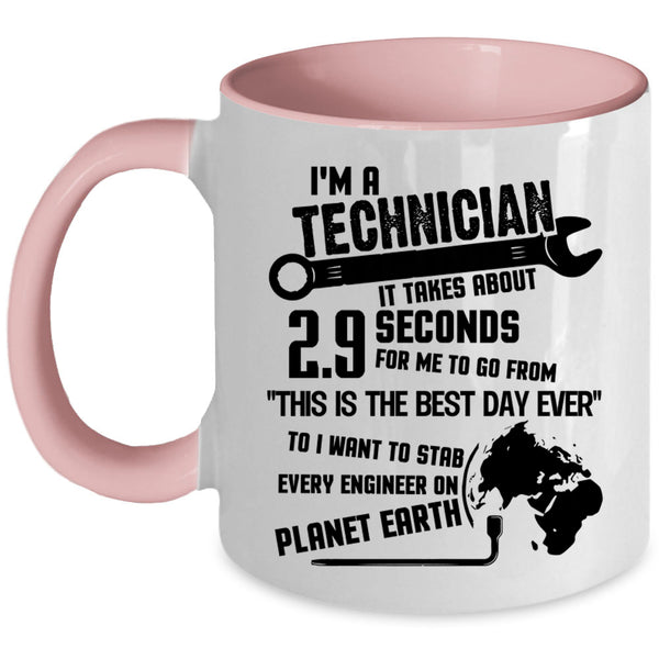 Awesome Technician Coffee Mug, I'm A Technician Accent Mug