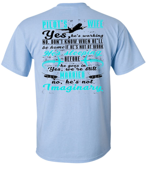 Pilot's Wife T Shirt, I Love Pilot T Shirt