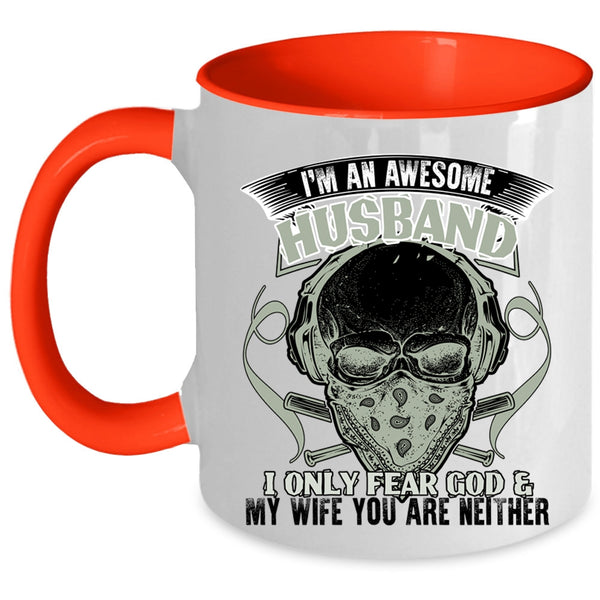 Cool Husband Coffee Mug, I'm An Awesome Husband Accent Mug