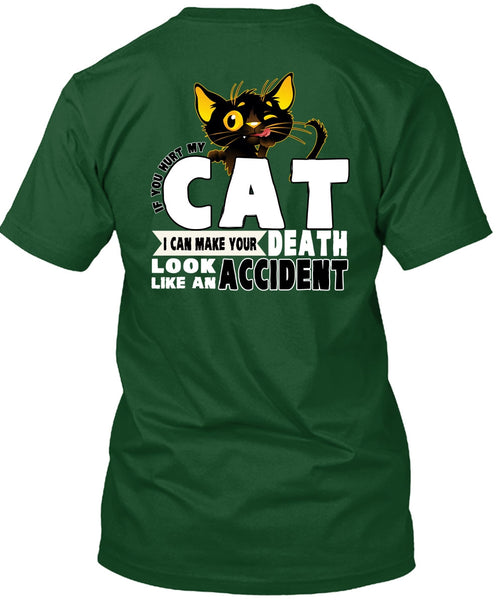 You Hurt My Cat T Shirt, Like An Accident T Shirt