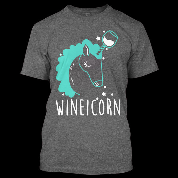 A black t-shirt with the shopify logo