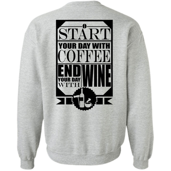 I Love Beer T Shirt, Start Your Day With Coffee Sweatshirt