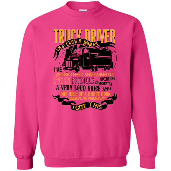 Coolest Truck Driver T Shirt, Trucker Driver Sweatshirt