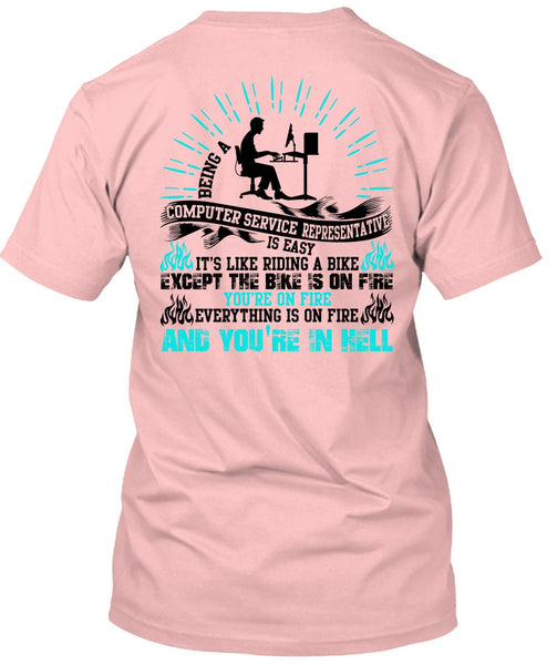 Being A Computer Service T Shirt, I Love Programmer T Shirt