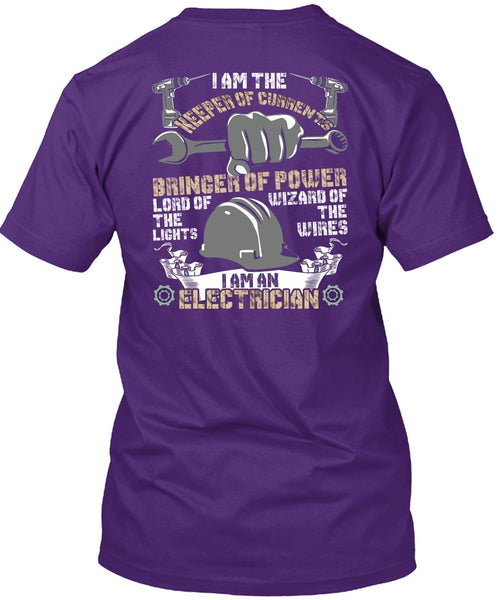 I Am An Electrician T Shirt, Keeper Of Currents T Shirt