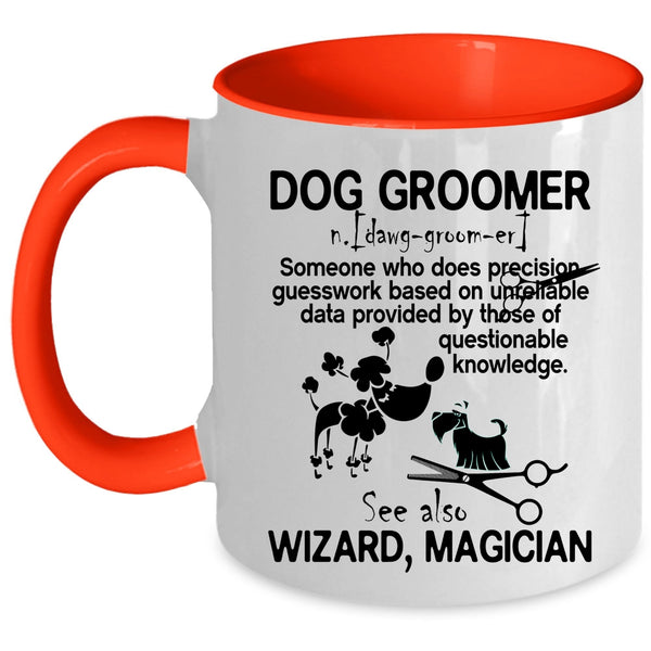 Awesome Dog Groomer Coffee Mug, Dog Groomer Accent Mug