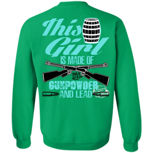I Love Veteran T Shirt, This Girl Is Made Of Gunpowder Sweatshirt