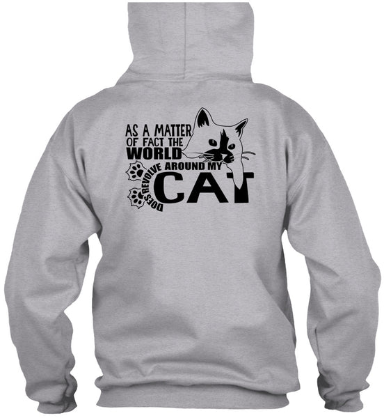World Does Revolve Around My Cat T Shirt, I Love Cat T Shirt