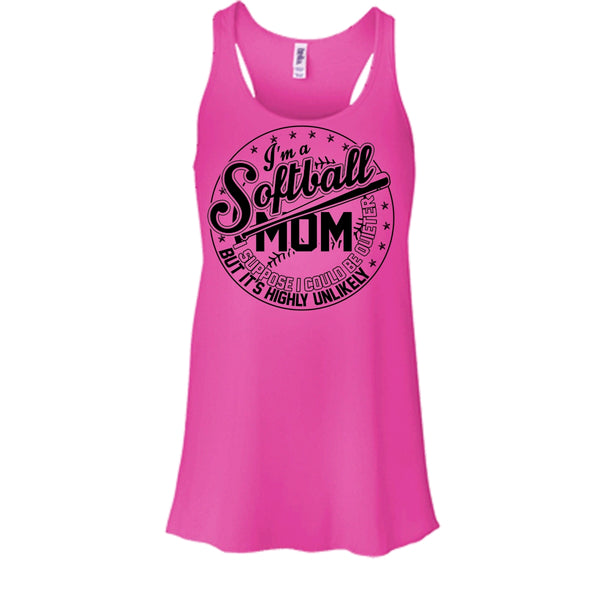 I'm A Softball Mom T Shirt, Sporty Mom Tank Top