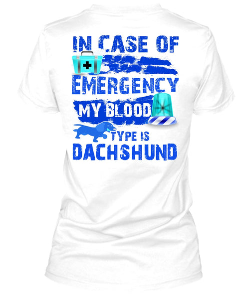 In Case Of Emergency My Blood T Shirt, I Love My Dog T Shirt