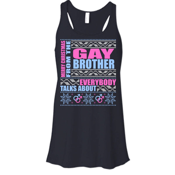 Merry Christmas From The Gay brother T Shirt, Coolest Gay Brother T Shirt, Cool T Shirt